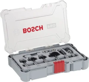 Bosch Set PRO glodala za obaranje ivica prihvat 8mm, 6 delova 2607017469
