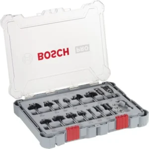 Bosch Kombinovani set PRO glodala prihvat 8 mm, 15 delova 2607017472