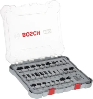 Bosch Kombinovani set PRO glodala prihvat 6 mm, 30 delova 2607017474