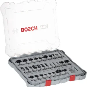 Bosch Kombinovani set PRO glodala prihvat 8 mm, 30 delova 2607017475