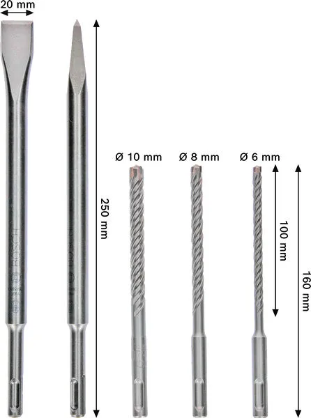 PRO SDS plus-4C set dleta i burgija 5 kom 2607017515