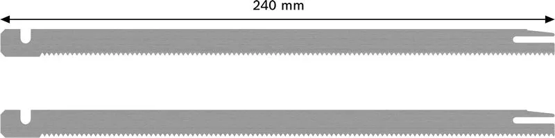 PRO Foam list testere 200 mm, 2 kom 2607018011