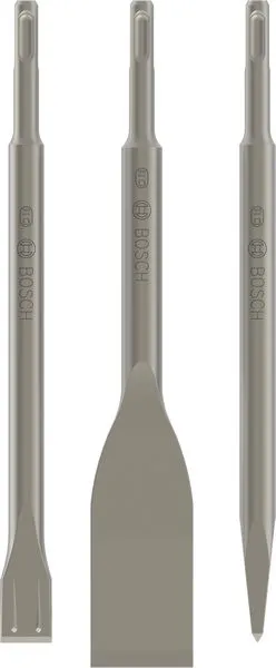 Bosch PRO SDS plus-5C set dleta pljosnato 250, za pločice 40×60, lopatasto 20×250 mm, 3 kom 2607019159