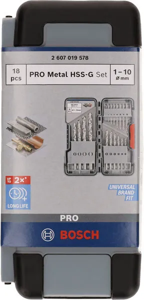 Set PRO Metal HSS-G burgija za metal 18 kom 2607019578
