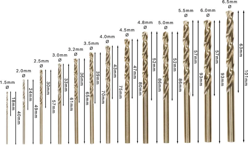 Set PRO Stainless Steel HSS-G burgija za metal 13 kom 2607019926