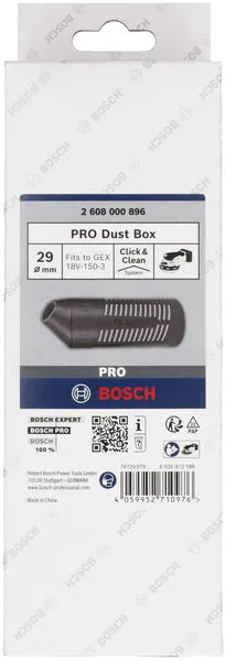PRO Dust Box za ekscentar brusilice GEX 18V-150-3 2608000896