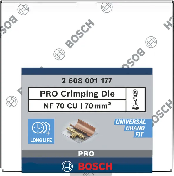 PRO kalup za presovanje, NF70 CU, 70 mm², bakar 2608001177