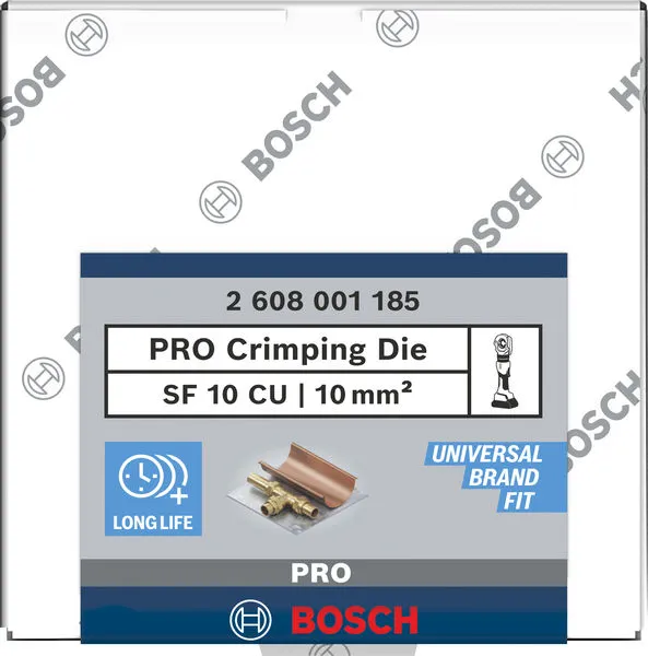 PRO kalup za presovanje, SF10 CU, 10 mm², bakar 2608001185