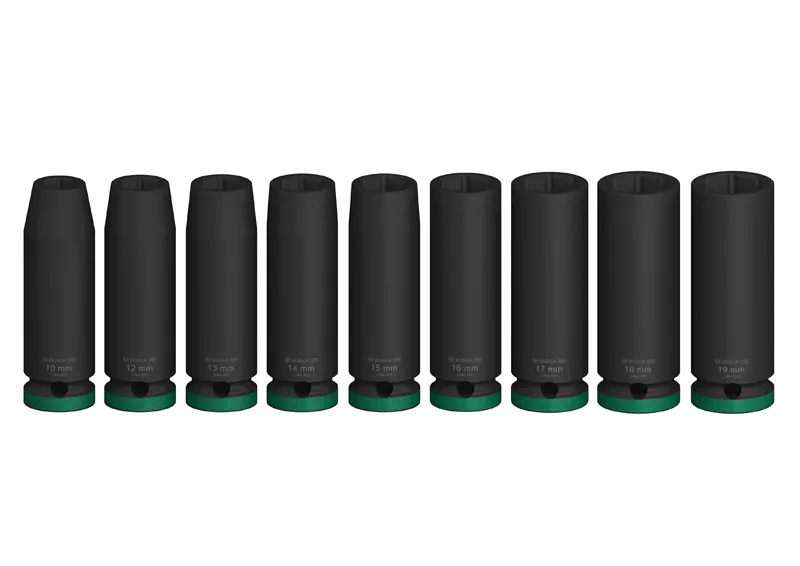 PRO Kovani nasadni ključ set 1/2" duboki 9 delova 2608003039