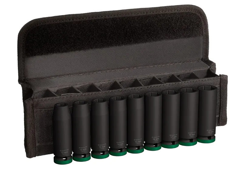 Bosch PRO Kovani nasadni ključ set 1/2" duboki 9 delova 2608003039