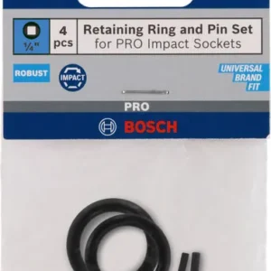 Retaining Ring and Pin Set for PRO Impact Socket, 1/4", 4 dela 2608003064