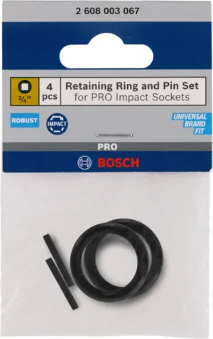 Retaining Ring and Pin Set for PRO Impact Socket, 3/4", 4 dela 2608003067