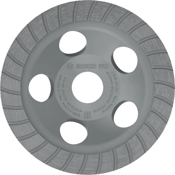 Bosch PRO Multi Material dijamantska lončasta ploča 5×125×22,23 mm 2608201231