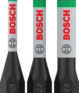 Bosch PRO PZ Impact nastavci, PZ1, PZ2, PZ3, 55 mm, 3 kom. 2608521U57