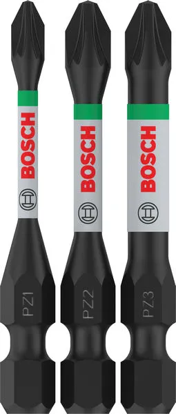 Bosch PRO PZ Impact nastavci, PZ1, PZ2, PZ3, 55 mm, 3 kom. 2608521U57