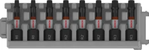 Bosch PRO R Impact nastavci, R1 (×2), R2 (×4), R3 (×2), 55 mm, 8 kom. 2608521U58