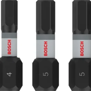 Bosch PRO H Impact Bits, H3, H4, H5 (×2), H6, 25 mm, 5 kom. 2608521U59