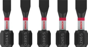 Bosch PRO SL Impact nastavci, SL4.5, SL5.5 (×2), SL5.5, SL6.5, 25 mm, 5 kom. 2608521U60