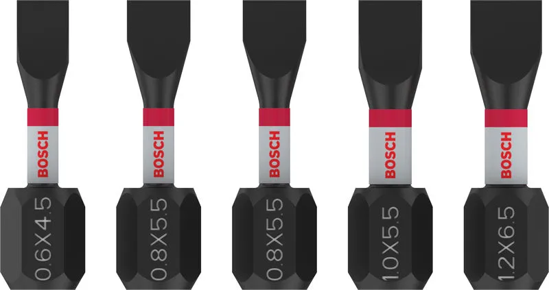 Bosch PRO SL Impact nastavci, SL4.5, SL5.5 (×2), SL5.5, SL6.5, 25 mm, 5 kom. 2608521U60