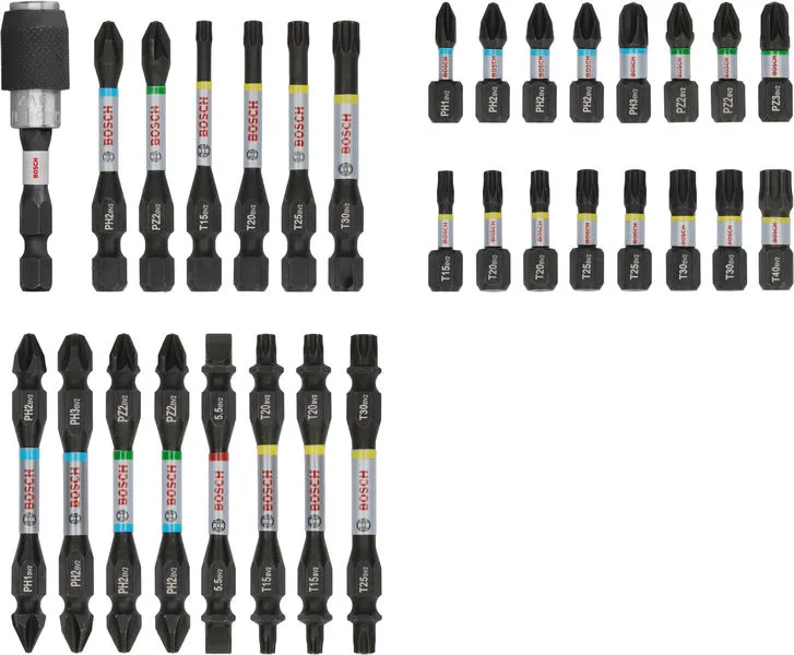 PRO Impact set nastavaka za odvrtače, displej, 6×31 kom. 2608521U71