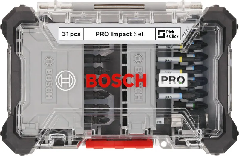 PRO Impact set nastavaka za odvrtače, displej, 6×31 kom. 2608521U71
