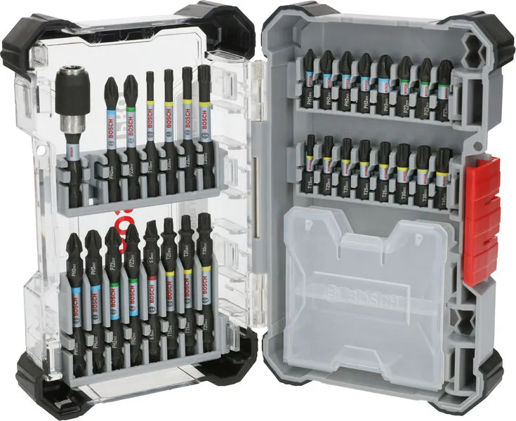 Bosch PRO Impact set nastavaka za odvrtače, displej, 6×31 kom. 2608521U71