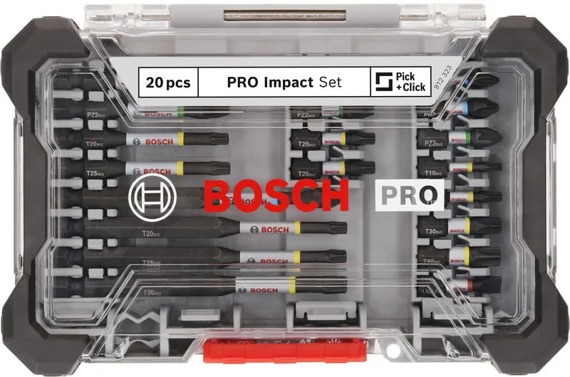 PRO Impact set nastavaka za odvrtače, 20 kom. 2608521U74