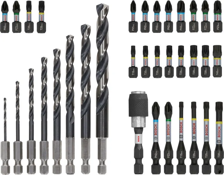 PRO Impact Metal set, displej, 6×35 kom. 2608521U80