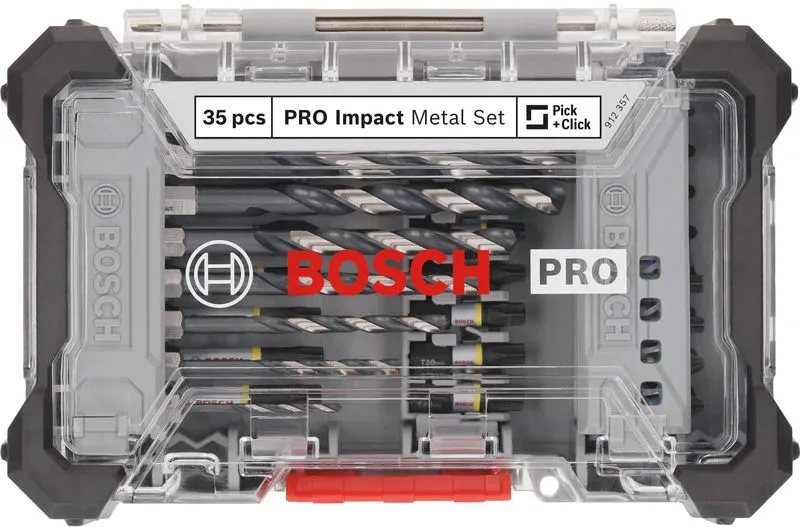 PRO Impact Metal set, displej, 6×35 kom. 2608521U80