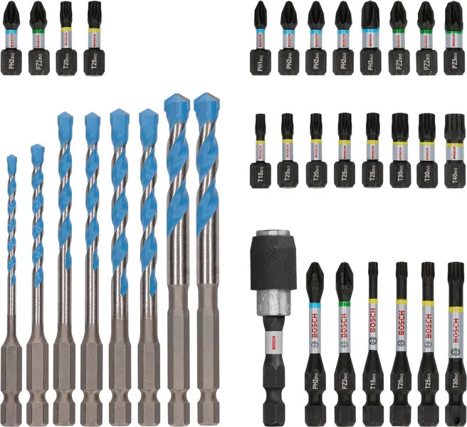 PRO mešani set Impact bitova i burgija 35 kom 2608521U82