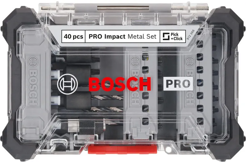 PRO set Impact bitova i burgija za metal 40 kom 2608521U86