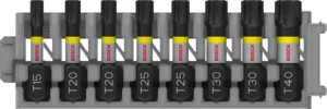 Bosch PRO Torx Impact nastavak T15, T20 (×2), T25 (×2), T30 (×2), T40, 25 mm, 8 kom 2608522322
