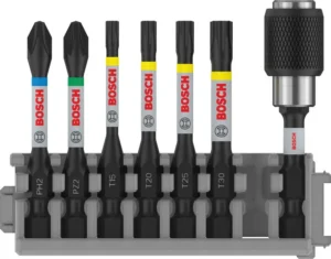 Bosch PRO Impact Set sa Quick Change držačem nastavaka i Pick and Click indeksom, PH2, PZ2, T15, T20, T25, T30, QC BH, 50 mm, 8 kom 2608522327