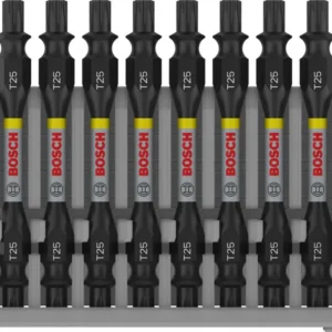 Bosch PRO dvostrani Impact nastavak sa Pick and Click indeksom, T25, 65 mm, 8 kom 2608522340