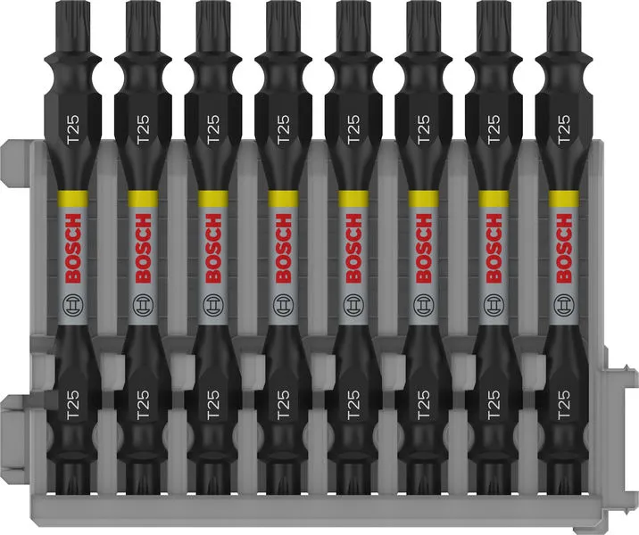 Bosch PRO dvostrani Impact nastavak sa Pick and Click indeksom, T25, 65 mm, 8 kom 2608522340