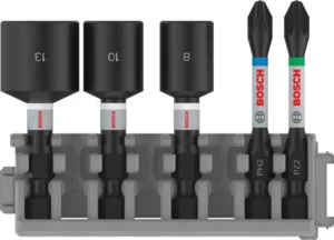Bosch PRO Impact Set sa nastavcima za matice i Pick and Click indeksom, PH2×50, PZ2×50, NS8×50, NS10×50, NS13×50 mm, 5 kom 2608522350