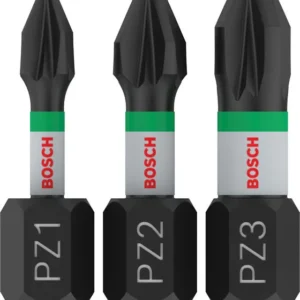 Bosch PRO PZ Impact nastavak PZ1×25, PZ2×25, PZ3×25 mm, 3 kom 2608522471