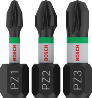 Bosch PRO PZ Impact nastavak PZ1×25, PZ2×25, PZ3×25 mm, 3 kom 2608522471