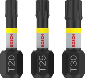 Bosch PRO Torx Impact nastavak T20×25, T25×25, T30×25 mm, 3 kom 2608522479