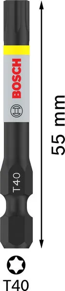 PRO Torx Impact nastavak, T40, 55 mm, 2 kom. 2608522533