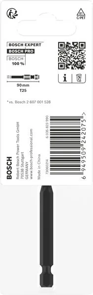 PRO Torx Impact nastavak, T25, 90 mm 2608522536