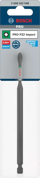 PRO Pozidriv Impact nastavak, PZ2, 150 mm 2608522548