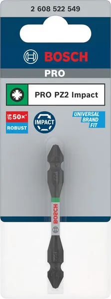 PRO dvostrani Impact nastavak sa Pick and Click indeksom, PZ2, 65 mm 2608522549