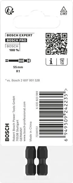 PRO Robertson Impact nastavak, R1, 55 mm, 2 kom. 2608522550