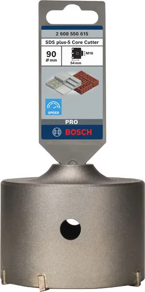 PRO SDS plus-5 kruna za bušenje 90×50×72 mm 2608550615