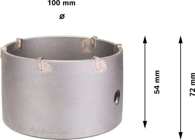 PRO SDS plus-5 kruna za bušenje 100×50×72 mm 2608550616
