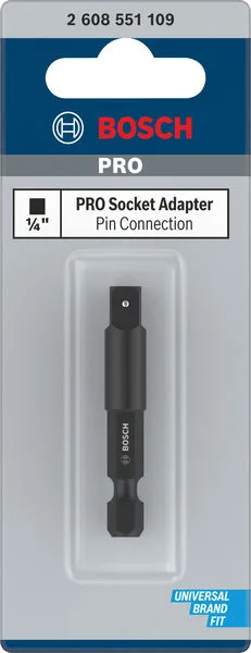 PRO Socket Adapter sa vezom iglom, 1/4", 50 mm 2608551109