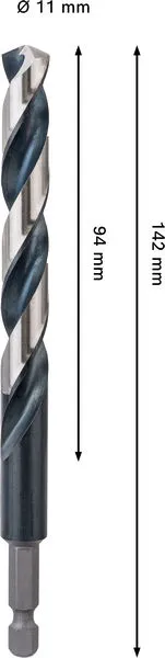 PRO Metal HSS-G Impact spiralna burgija, 11×94×142 mm 2608577585