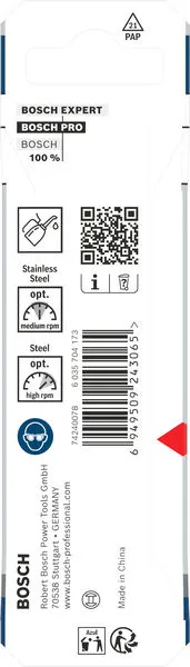 PRO Stainless Steel HSS-Co Spiralna burgija, 4×43×75 mm 2608577595