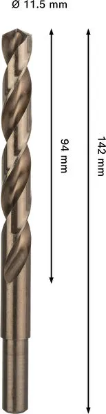 PRO Stainless Steel HSS-Co spiralna burgija, 11,5×94×142 mm 2608577617